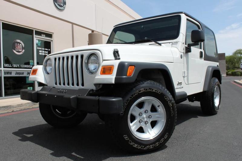 2004 Jeep Wrangler X 4X4 Hard Top  Liter Inline 6 Cyl Stock # P1202 for  sale near Scottsdale, AZ | AZ Jeep Dealer