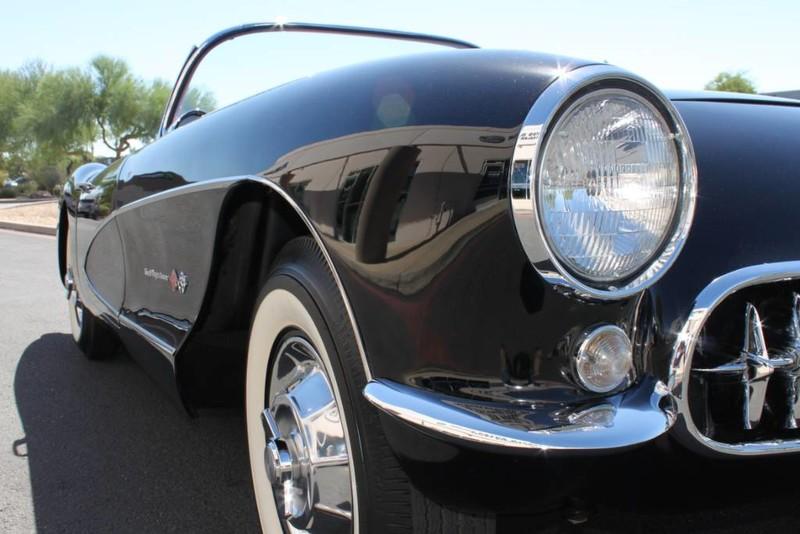 Used-1957-Chevrolet-Corvette-Roadster-283-CI-/-283-HP-Fuel-Injection-Tesla